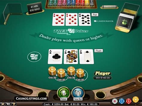 Three Card Poker Online – Play for Free with No Downloads.